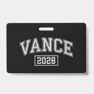 JD Vance 2028 Präsident Wahlkampagne Vance  Ausweis