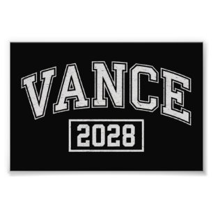 JD Vance 2028 Präsident Wahlkampagne Vance Fotodruck