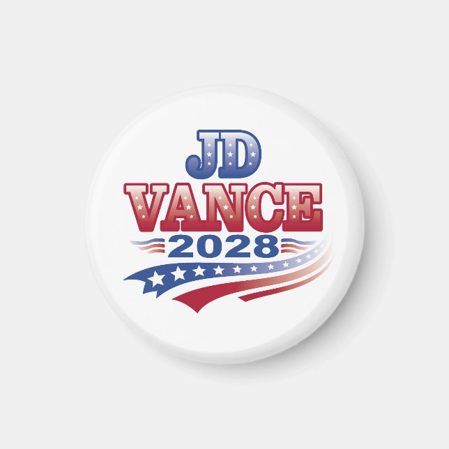 JD Vance 2028 (ssol) Magnet (Vorne)