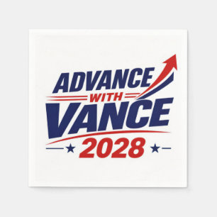 JD Vance für die Präsidentschaftswahl 2028 Serviette