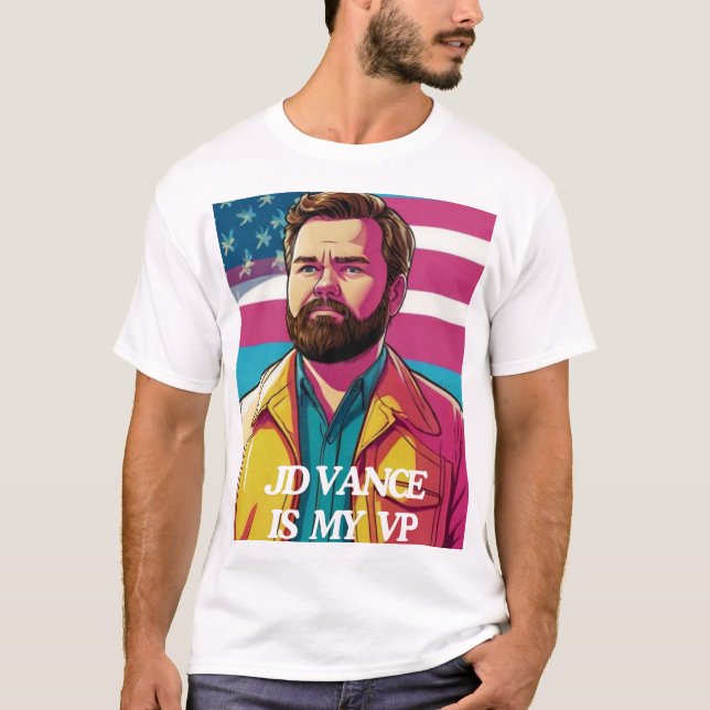 JD VANCE IST MEIN VP T-Shirt (Vorderseite)