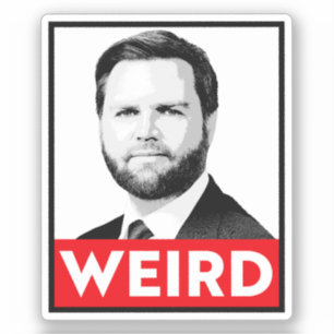 JD Vance ist WEIRD Aufkleber