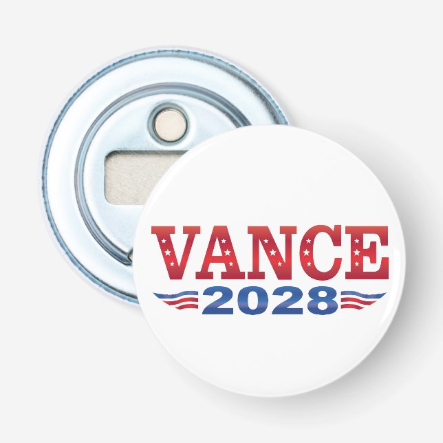 JD Vance Präsident 2028 (bs) Flaschenöffner (Vorderseite)