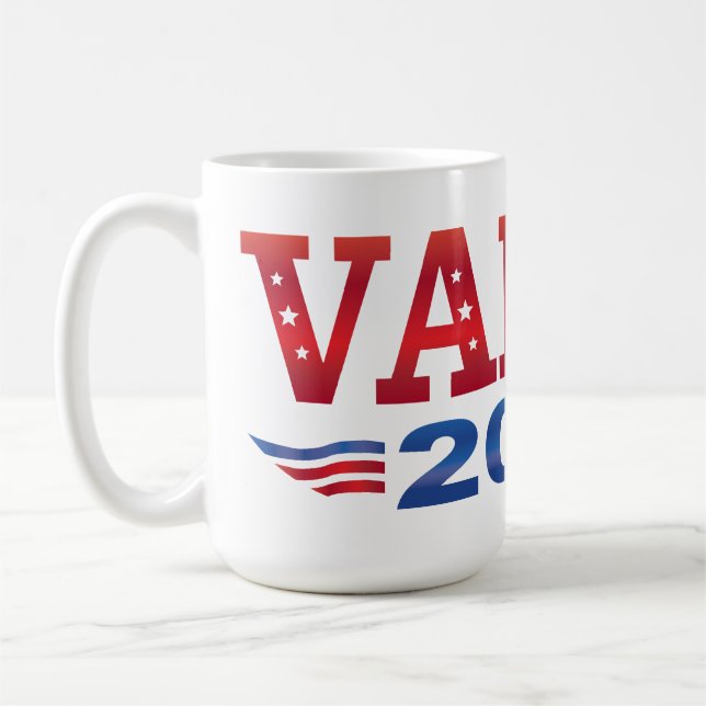 JD Vance Präsident 2028 (bs) Kaffeetasse (Links)