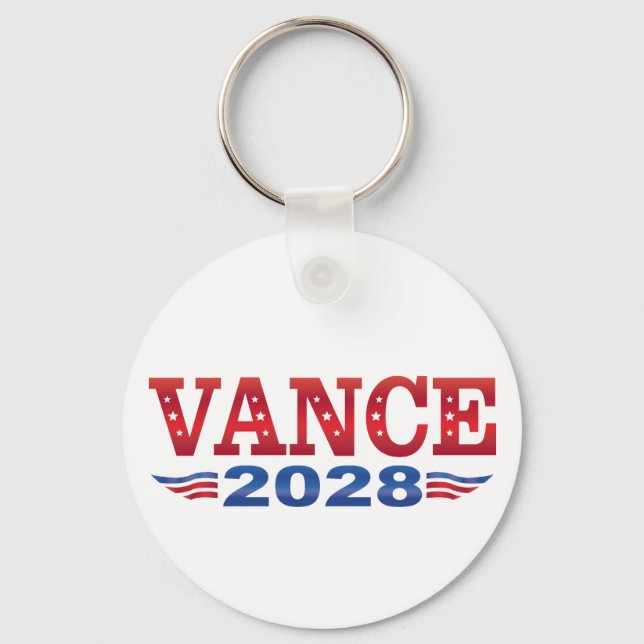 JD Vance Präsident 2028 (bs) Schlüsselanhänger (Vorderseite)