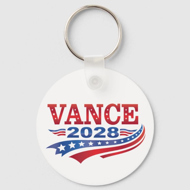 JD Vance President 2028 Schlüsselanhänger (Vorderseite)