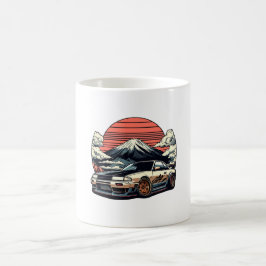 JDM-Auto Japanischer Retro Car Racing Drifting Leg Kaffeetasse