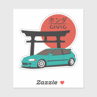 JDM Hatch Legend Torii Sunset Street Culture Aufkleber