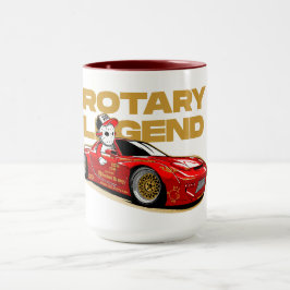 JDM RED ROTARY DRIFT LEGEND TASSE