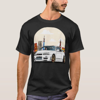 JDM Skyline R34 Réglage Japon Tokio Drift TShirt