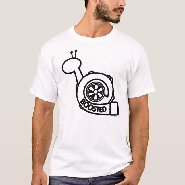 JDM Turbo Schnecke-Shirt T-Shirt (Vorderseite)