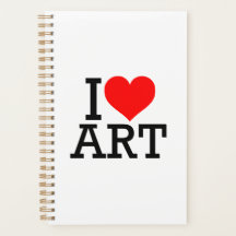 Je adore le planificateur d'art