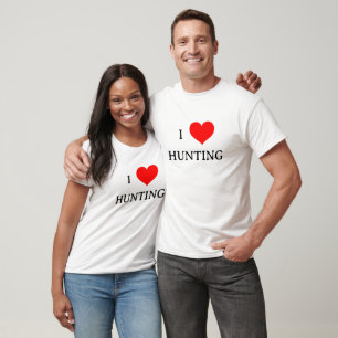 Je (aime) ❤ Chasse T-shirt Unisexe