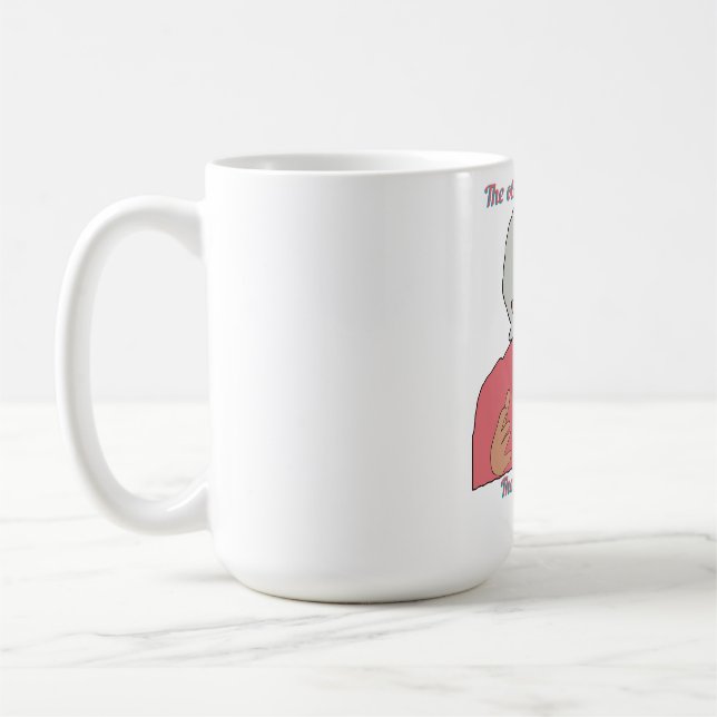 Je älter ich werde kaffeetasse (Links)