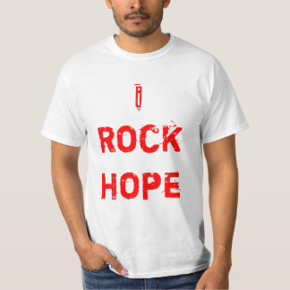 je bascule le T-shirt d'espoir
