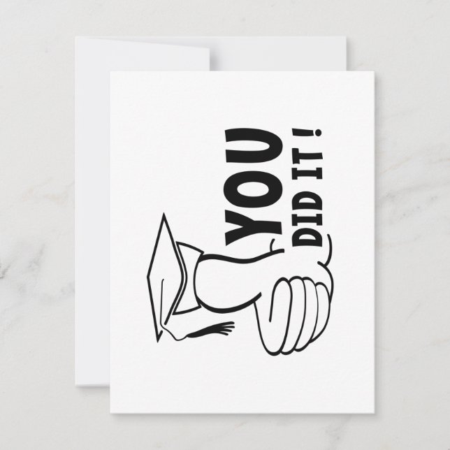 Je bent geslaagd of je hebt het gehaald, diploma (Vorderseite)