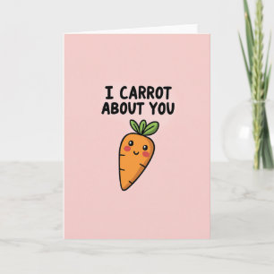 Je Carotte Pour Toi Carte Douce