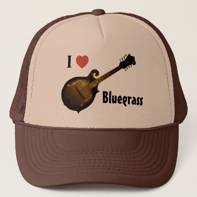 "Je casquette de camionneur aime Bluegrass" (Devant)