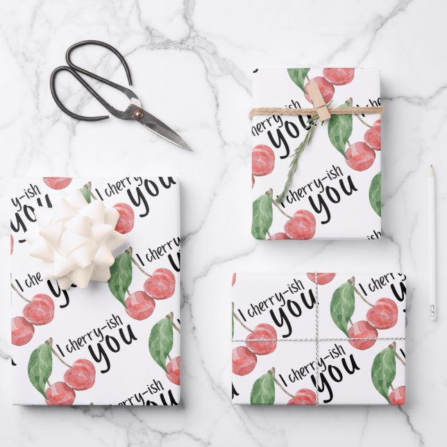 Je Cherry vous envelopper des feuilles de papier (Recto)