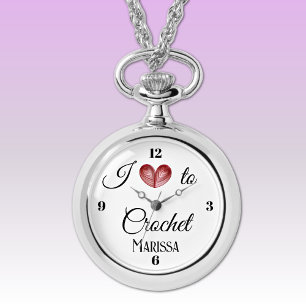 Je coeur à (Artisanat) Silver Alloy Montre Collier