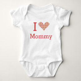 Je Coeur Aime Maman T-Shirts pour bébé