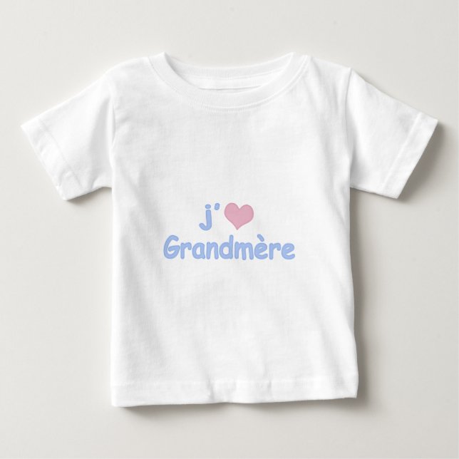 Je coeur Grandmère Baby T-shirt (Vorderseite)