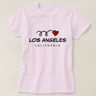 Je coeur Los Angeles California t-shirt pour femme