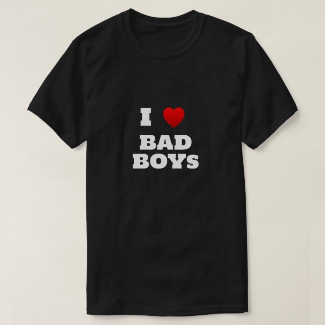 Je Coeur Mauvais Garçons T-shirt (Design devant)
