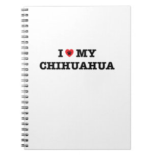 Je Coeur Mon Carnet Chihuahua