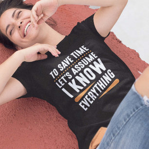 Je Connais Tout T-shirt