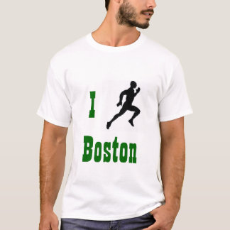 Je cours le T-shirt de Boston