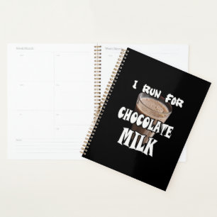 Je cours pour le lait chocolaté Running