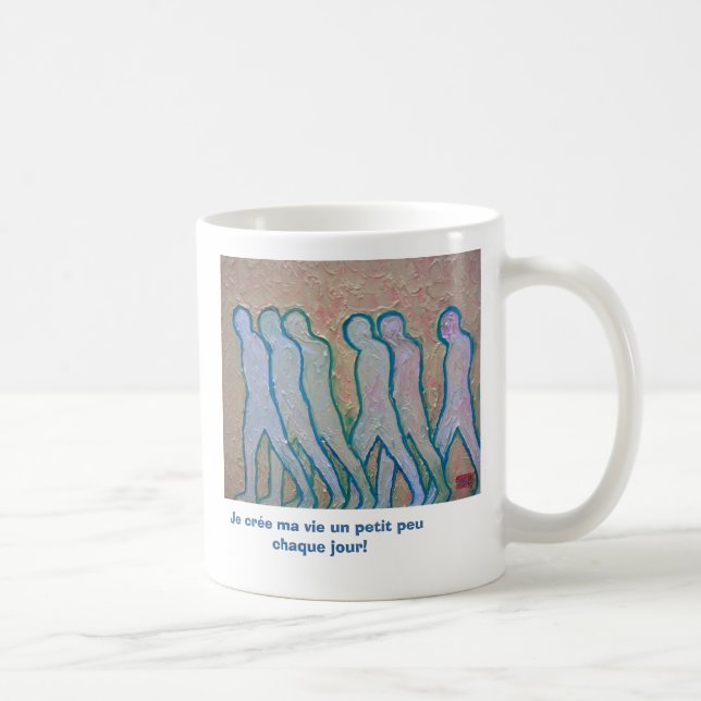 Je crée MA konkurrieren chaque jour Kaffeetasse (Rechts)