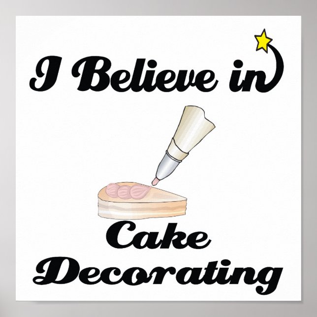 je crois à la décoration des gâteaux (Devant)