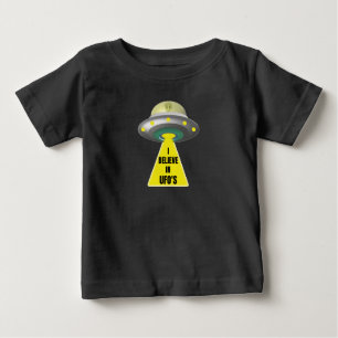 Je Crois Au T-shirt Alien D'OVNI