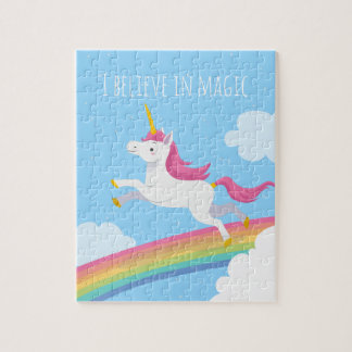 Je crois en puzzle magique d'arc-en-ciel de