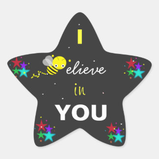 Je crois en toi Star Sticker
