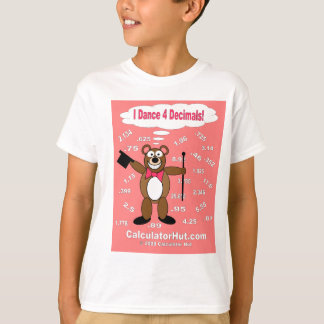 Je danse le T-shirt de 4 décimales