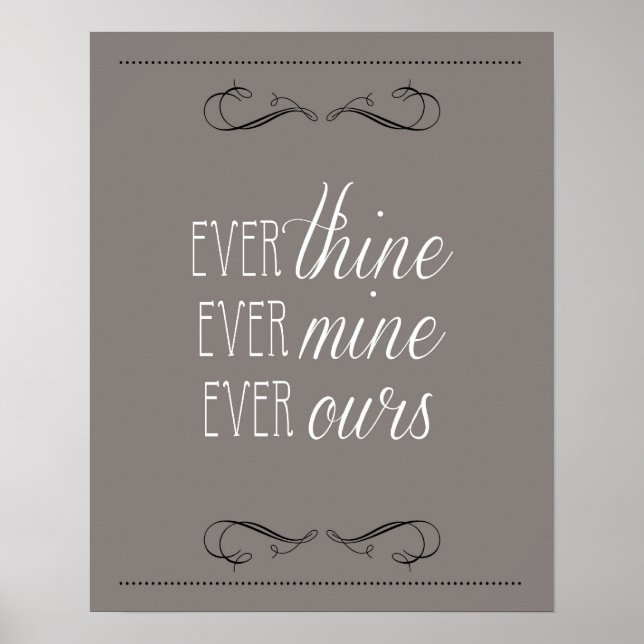 je deins, je meins, immer deins, drucken, kohlen poster (Vorne)