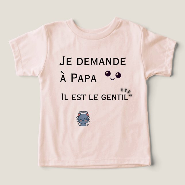Je demande à papa (Design Recto)