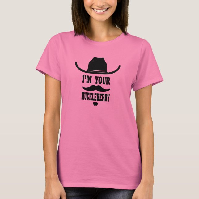 Je des femmes suis votre T-shirt d'airelle (Devant)
