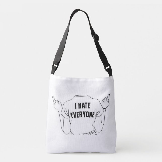 Je déteste chacun sac fourre-tout (Dos)