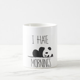 je déteste la tasse de panda matinal