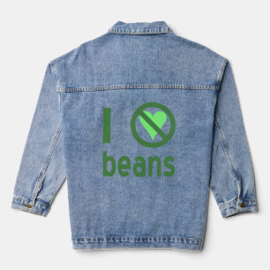 Je déteste les haricots Texte vert