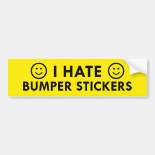 Je déteste les stickers pare-chocs