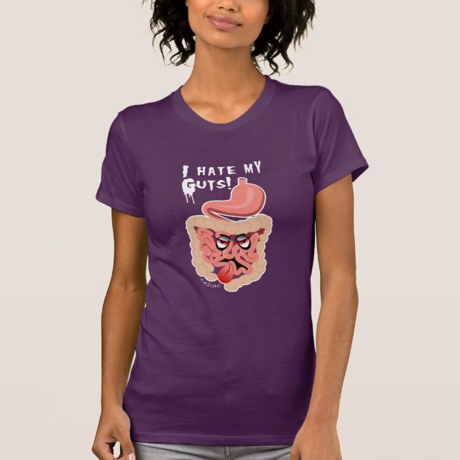 Je déteste mon monstre coeliaque monstre T-shirt (Devant)