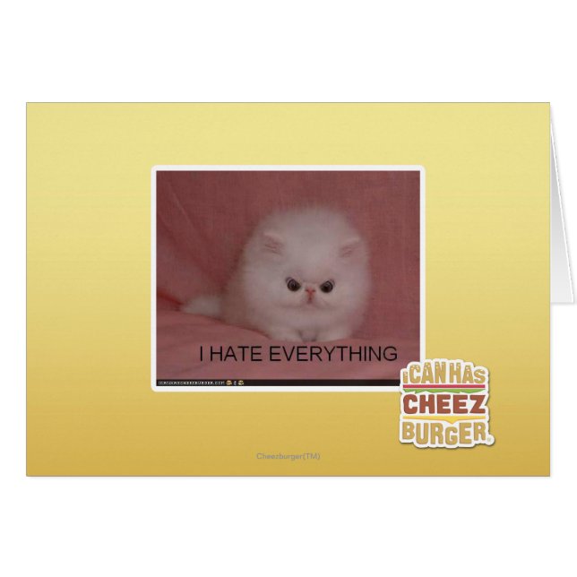 Je déteste tout (Devant horizontal)