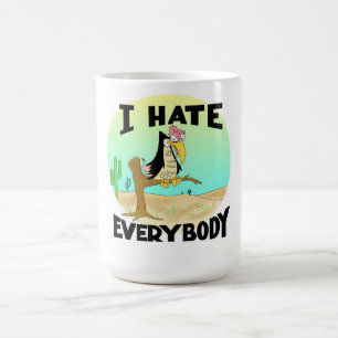 JE DÉTESTE TOUT LE MONDE TASSE DE BOISSON