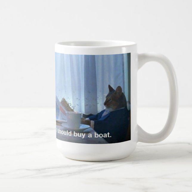 Je devrais acheter une tasse de meme de chat de (Droite)