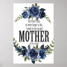 Je dois à mon ange mère poster